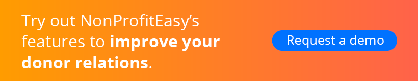 Try out NonProfitEasy's solution to improve your donor relations.